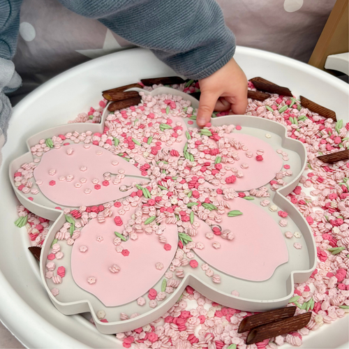 Cherry Blossom Sensory Tray